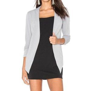 BCBGeneration Grey Knit Tuxedo Blazer